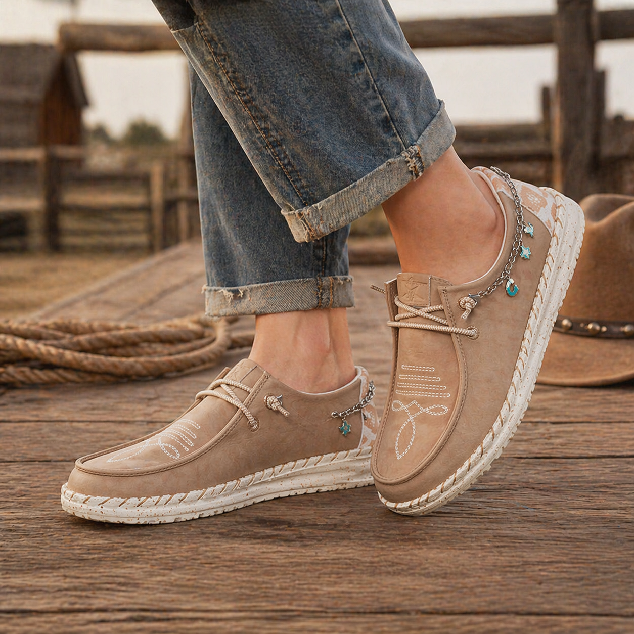 Western Rodeo Slip-On Footwear