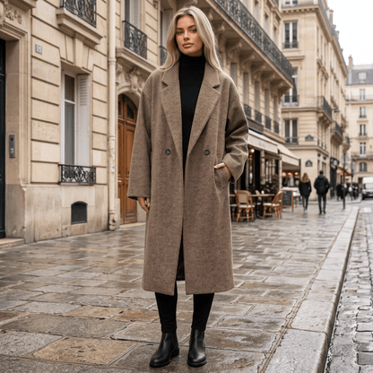 Classic Double-Breasted Trench Coat