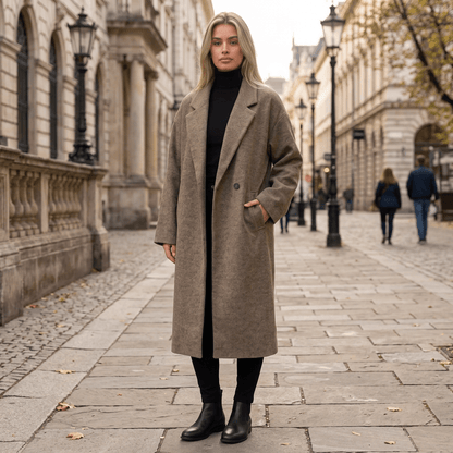 Classic Double-Breasted Trench Coat