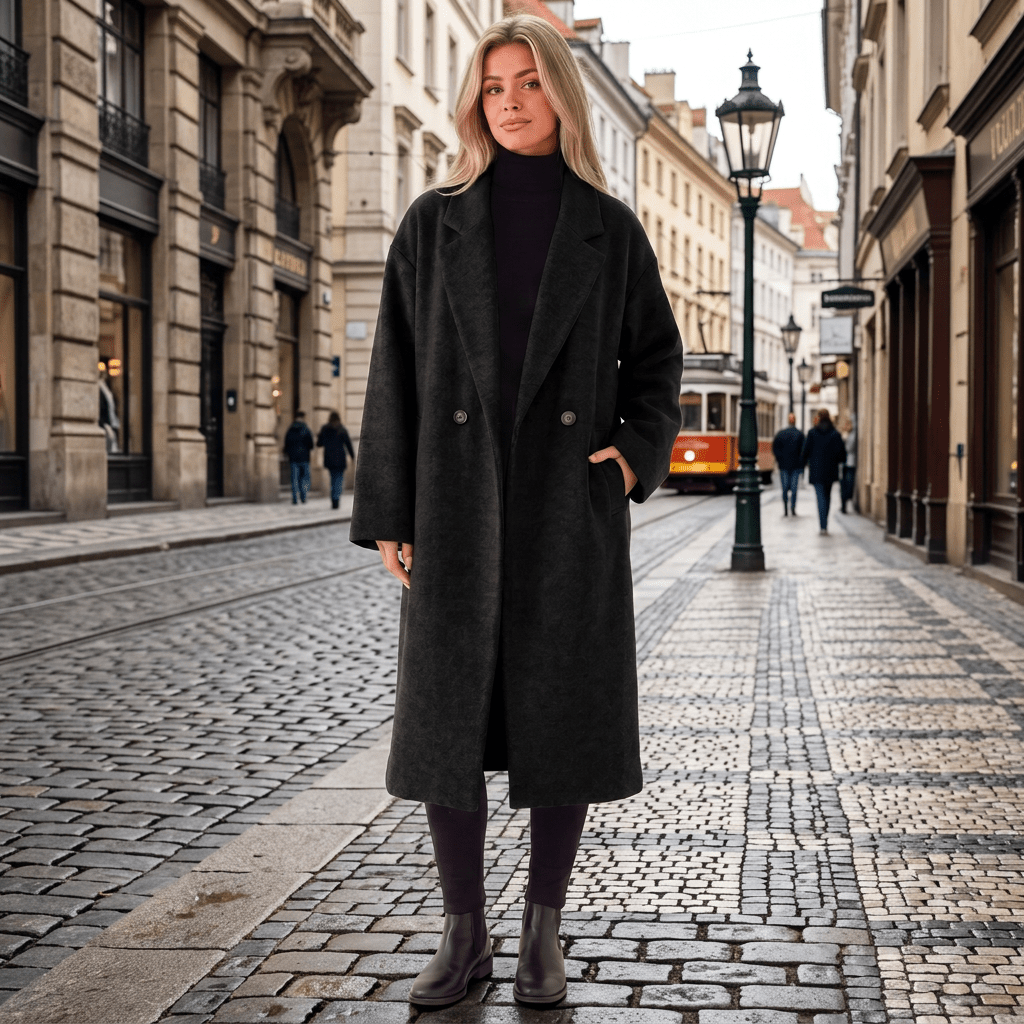 Classic Double-Breasted Trench Coat