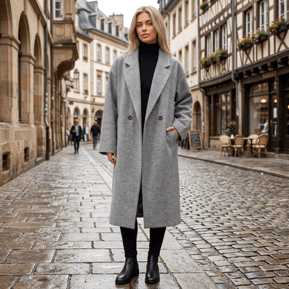 Classic Double-Breasted Trench Coat
