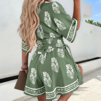 Half Sleeve Summer Jumpsuits