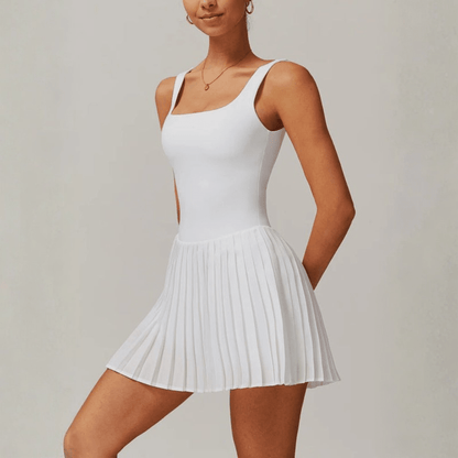 Breathable Square Neck Dress