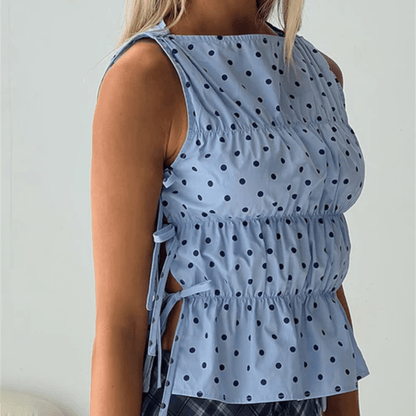 Flirty Polka Dot Tank Top