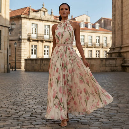 Halter Moment Midi Dress