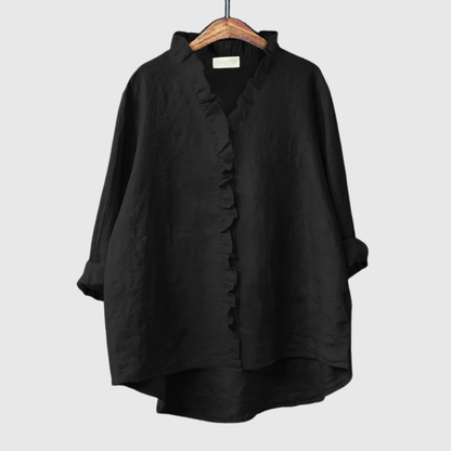 Elegant Ruffled Occasion Style Shirt