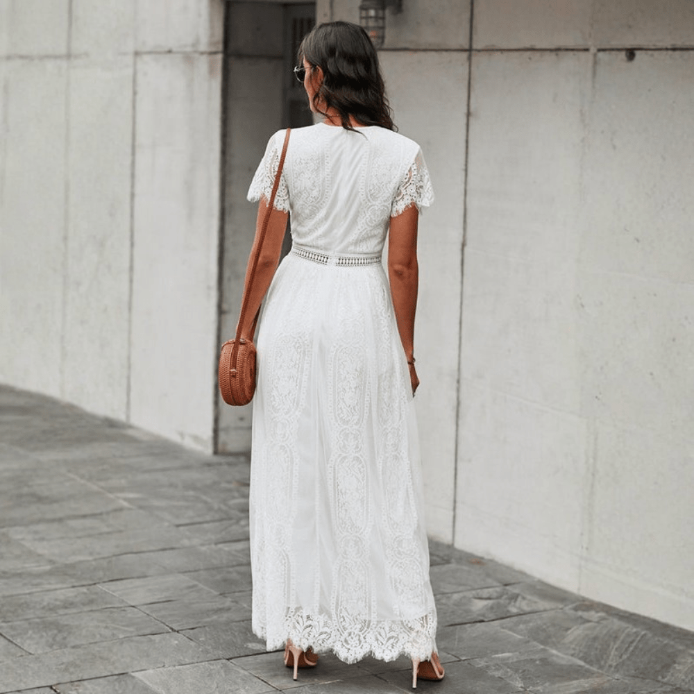 Elegant Romantic Lace Maxi Dress