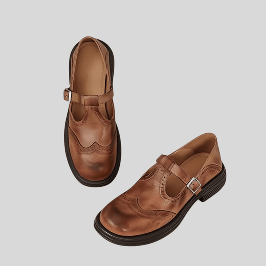 Orthopedic Leather Comfort Support Shoes