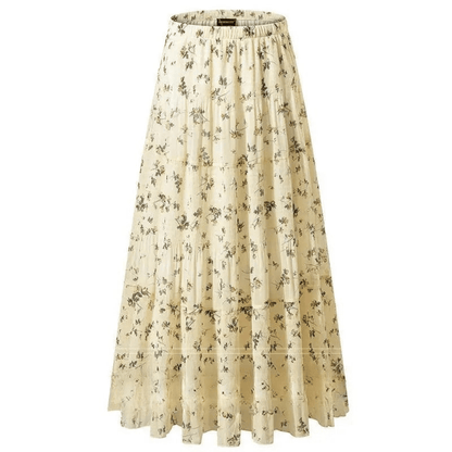 Flowing High Waist Maxi Skirt