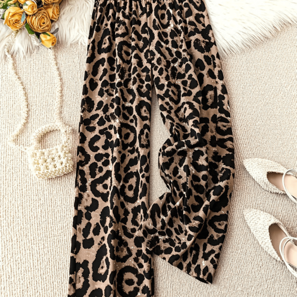 Bold Leopard Print Pants