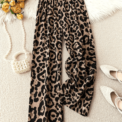 Bold Leopard Print Pants