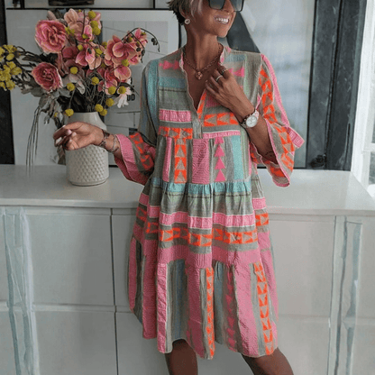 Delicate Midi Dress Ruffle