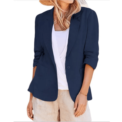 Soft Pink Tailored Blazer