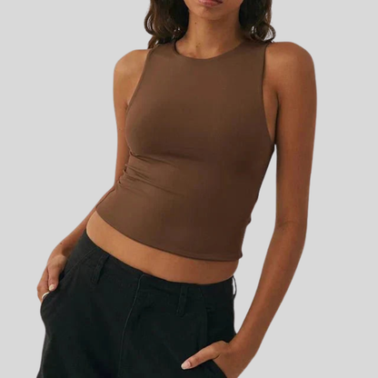 High Neck Everyday Crop Top