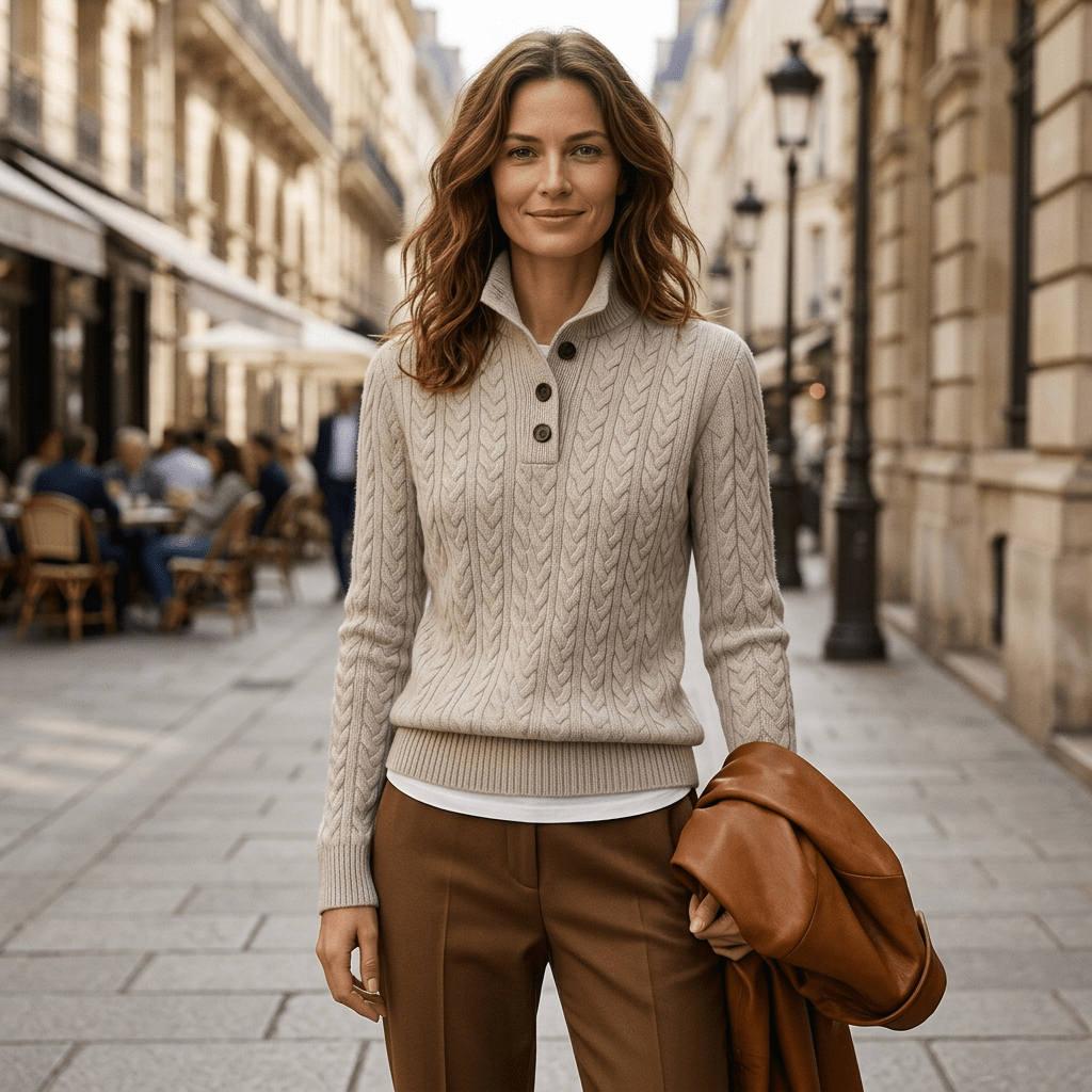 Button-Up Sweater
