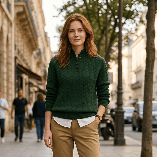 Button-Up Sweater