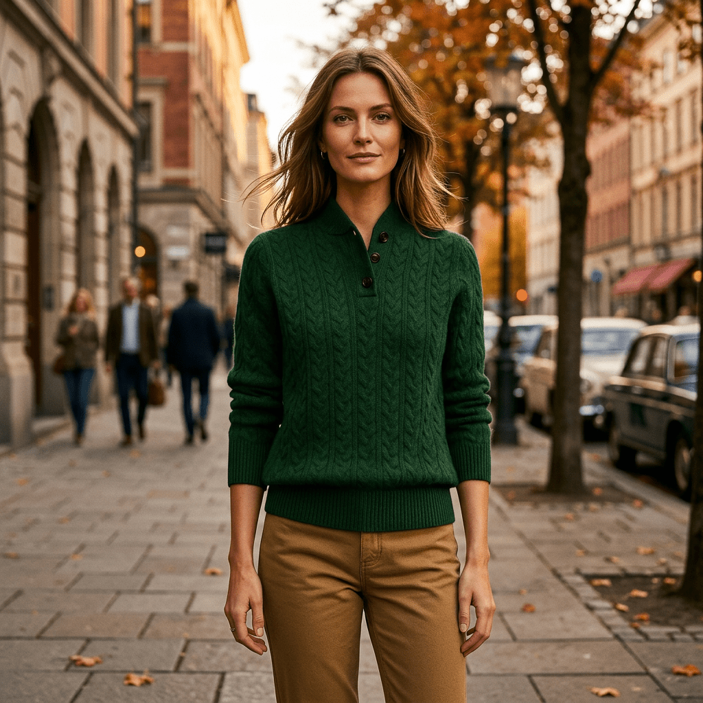 Button-Up Sweater