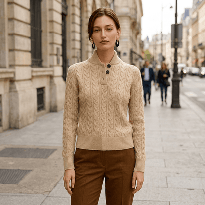 Button-Up Sweater