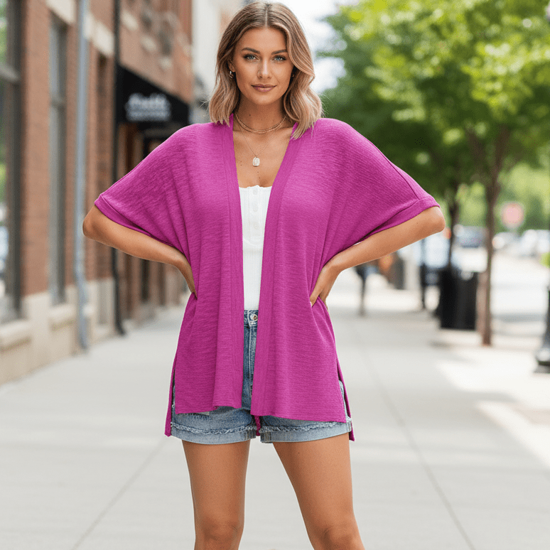 Short Sleeve Casual Parka