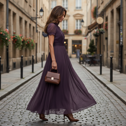 Effortless Keyhole Maxi Dress