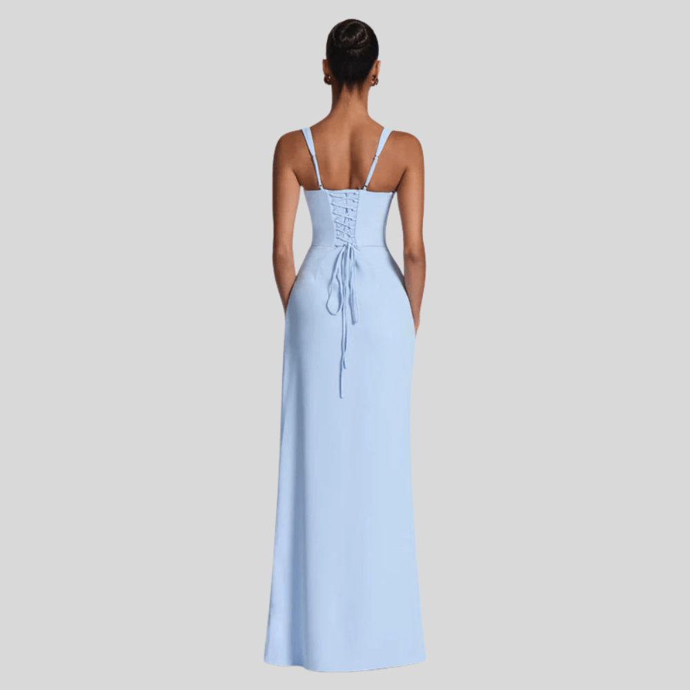Elegant Flowing Maxi Evening Dress