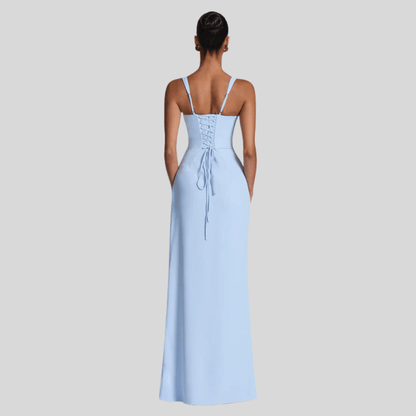 Elegant Flowing Maxi Evening Dress