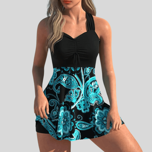Tropical Floral Two Piece Tankini
