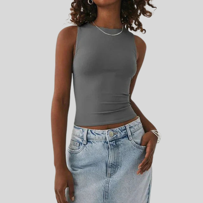 High Neck Everyday Crop Top