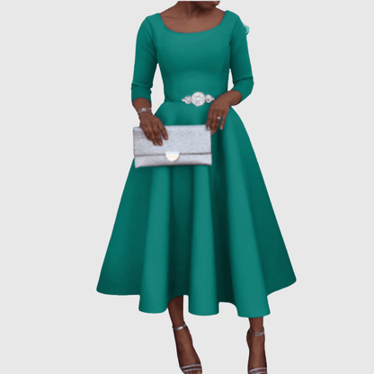 Timeless Midi Dress Open Back