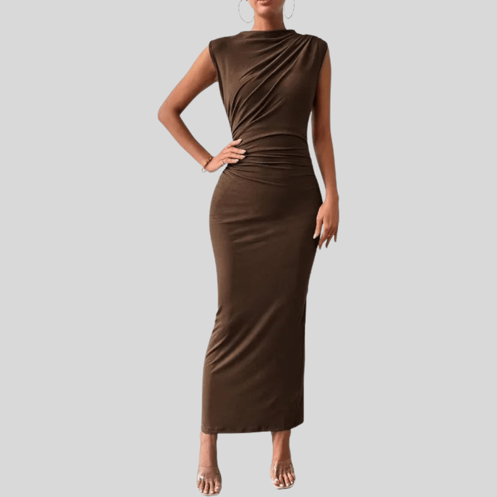 Chic Ruched Bodycon Dress
