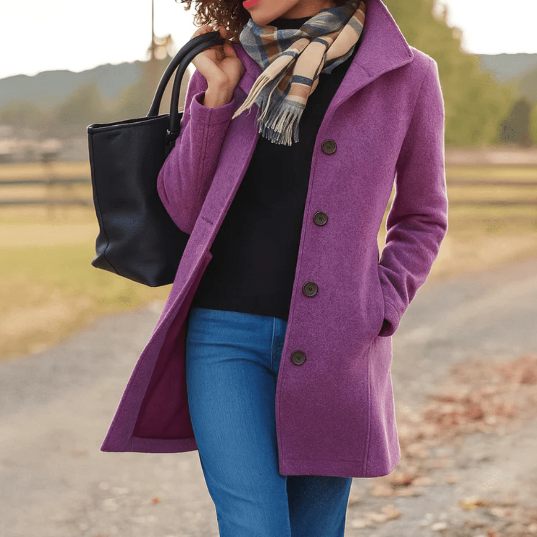 Klassischer Winterparka mit Knopfleiste