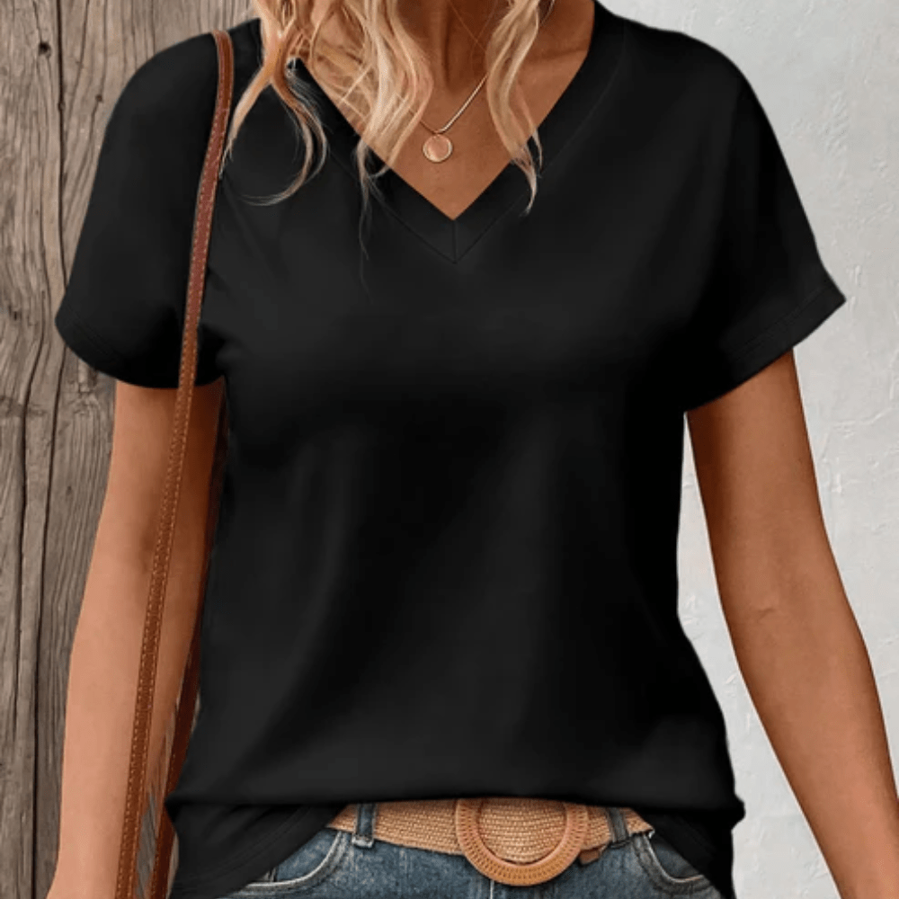 Cozy Everyday V Neck T Shirt