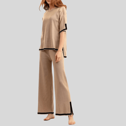 Chic Knit Wide Leg Set