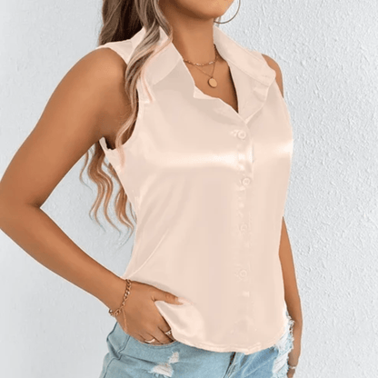 Sleek Button Down Top