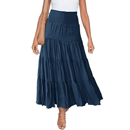 Pleated Midi Skirt