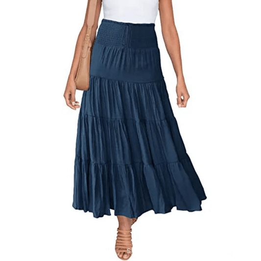 Pleated Midi Skirt