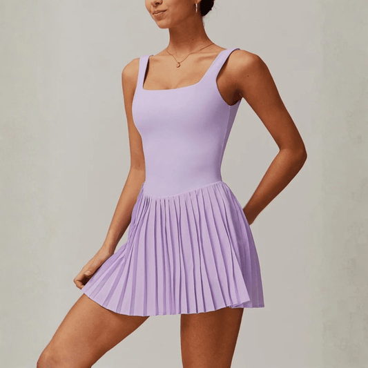 Breathable Square Neck Dress