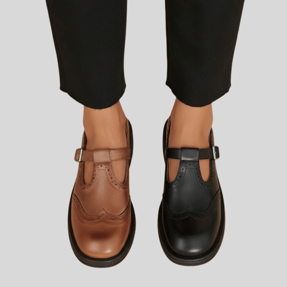 Orthopedic Leather Comfort Support Shoes