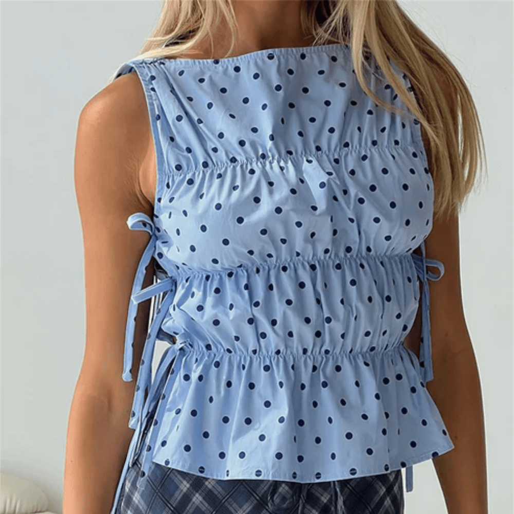 Flirty Polka Dot Tank Top