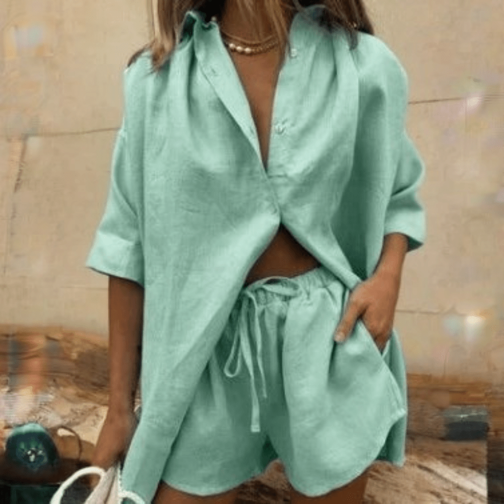Polished Relaxed Two Piece Set