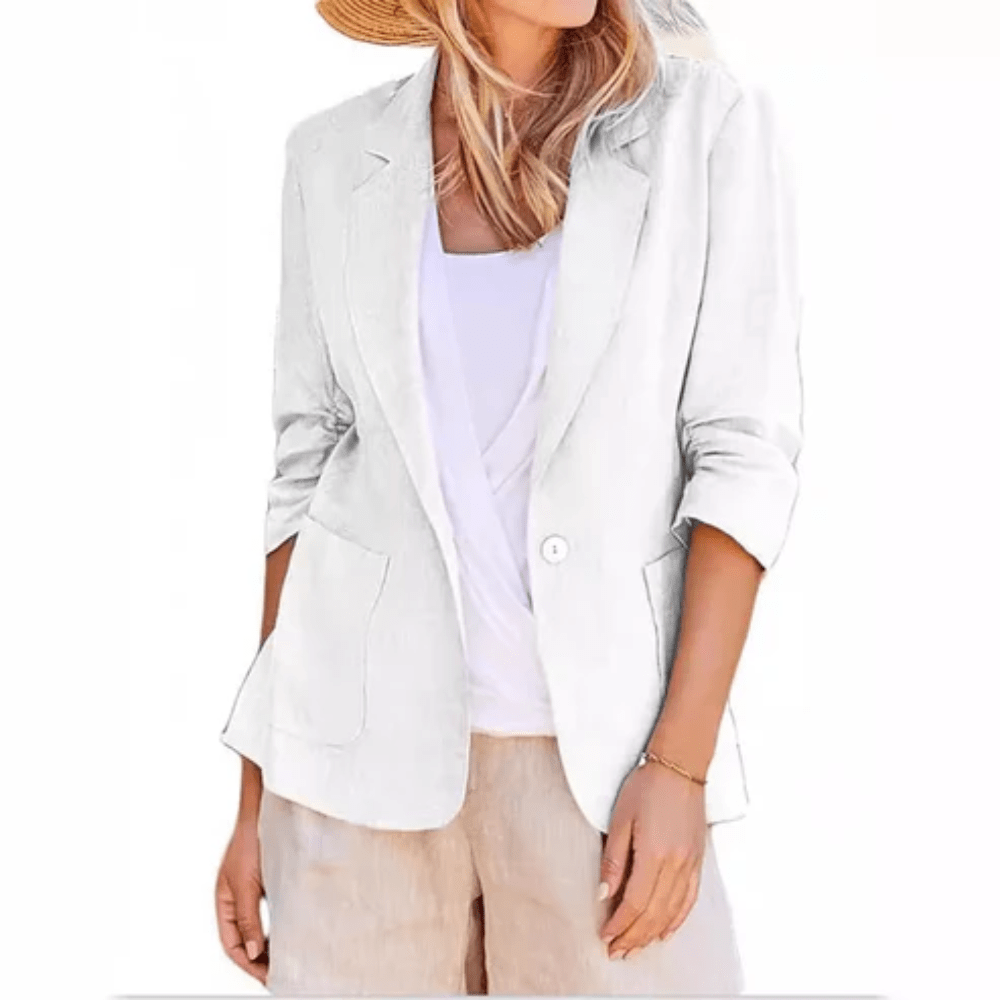 Soft Pink Tailored Blazer
