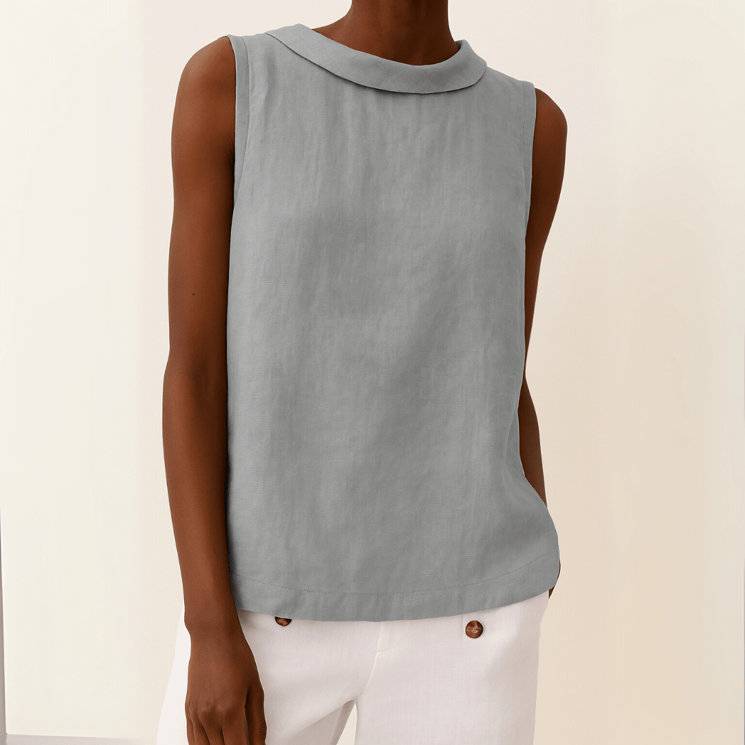 Sleek Top Rolled Collar