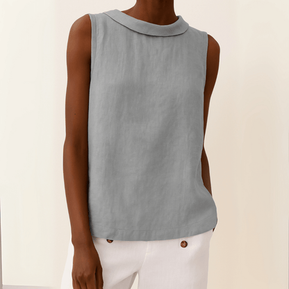 Sleek Top Rolled Collar