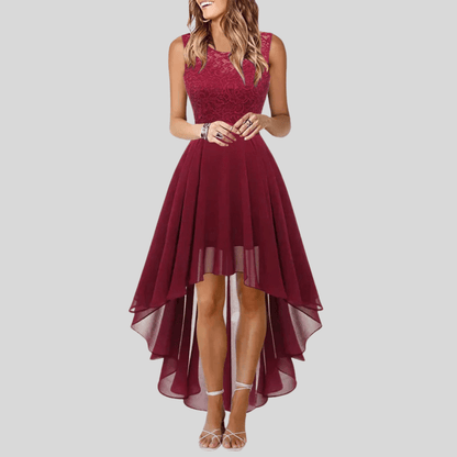 Graceful Chiffon Midi Dress