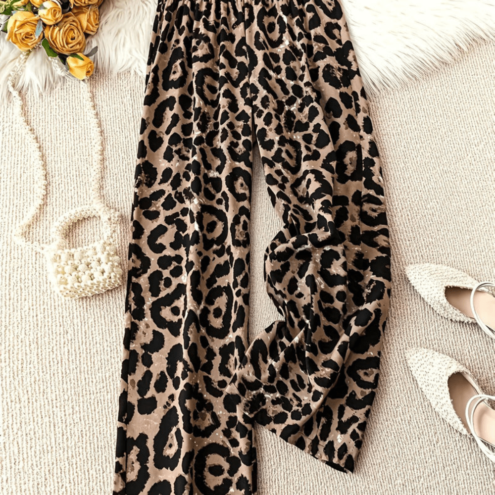 Bold Leopard Print Pants