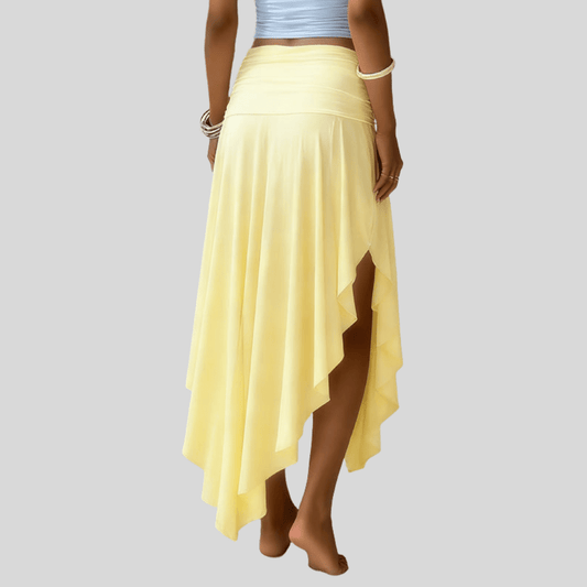 Icy Chiffon Midi Skirt