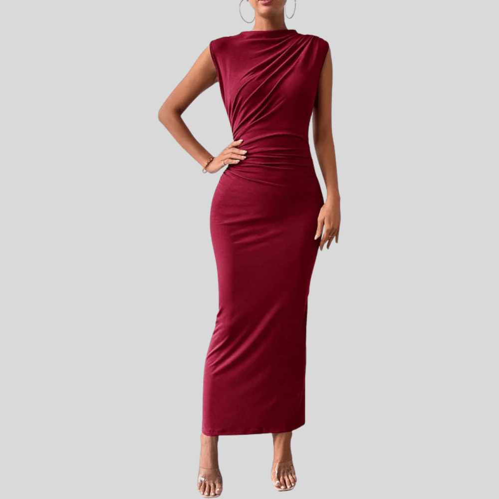 Chic Ruched Bodycon Dress