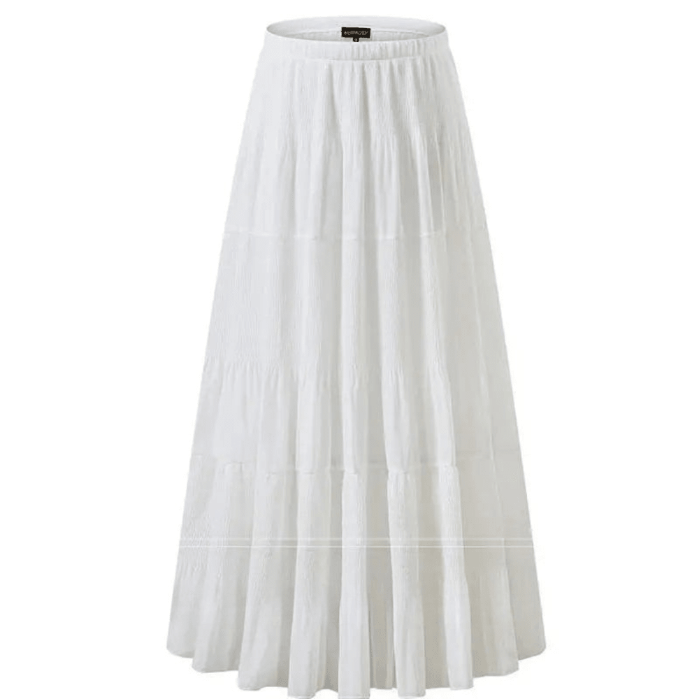 Flowing High Waist Maxi Skirt