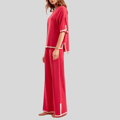 Chic Knit Wide Leg Set