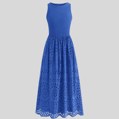 Delicate Lace Mesh Suspender Dress